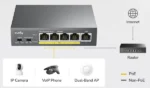 Cudy GS1005P gigabitni PoE+ svič, 4 PoE + 1 uplink, V2.0 - Slika 3