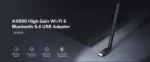 Cudy WU900H AX900 USB Wi-Fi 6 i Bluetooth 5.4 adapter - Slika 8