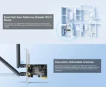Cudy WE1300 AC1300 PCIe dual-band Wi-Fi adapter - Slika 8