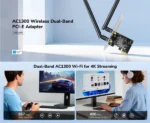 Cudy WE1300 AC1300 PCIe dual-band Wi-Fi adapter - Slika 6