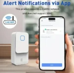 TUYA WL09, GMB Wi-Fi senzor za curenje vode- 110 dB, Smart Life, Alexa i Google Home - Slika 3