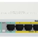MikroTik CSS106-1G-4P-1S RB260GSP with SwitchOS and indor case