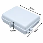 GMB Fiber Splitter Box IP65 Outdoor FTTH NAP ODP FAT SC GPRS TCP 1/16 razvodna kutija (OPTIC-FDB-16SA) - Slika 2