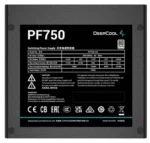 DeepCool PF750X, napajanje 80PLUS 750W,24 (20+4)Pin x1, EPS 8 (4+4)Pin x2, PCI-E (6+2)Pin x2,120mm - Slika 7