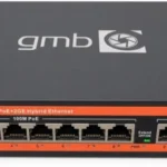 GMB Switch, IEEE802.3af/at, 8 PoE 10/100M, 2 UP-link 100/1000M , 52V 120W, 30W/PoE, VL (POE-FS1010PG)