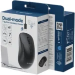 Gembird Bežični opticki miš Bluetooth 5.1 + 2.4 GHz, crni ,117 mm (MUSW2-7B-01) - Slika 8