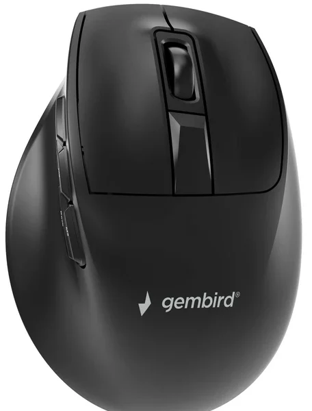Gembird Bežièni ergonomski miš sa 9 tastera i tri režima rada, crna,800-2400DPI,105mm (MUSW3-9B-01)