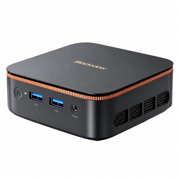 Blackview MP20 Ryzen 3 3300U 8GB 256GB SSD – mini desktop računar na beloj pozadini