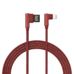 Iphone kabl 1m 90° GOLF GC-48m red