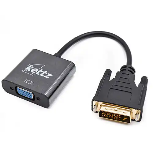 Kettz Konvertor DVI 24+1 M. na VGA F KT-D2VG-241