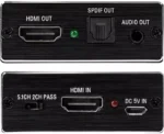 HDX-KT430 HDMI na HDMI SPDIF 4k 30Hz 3.5 mm Ekstractor - Slika 3
