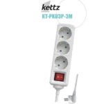 Kettz KT-PK03P-3M Produžni kabl 3m 3 rupe + prekidač
