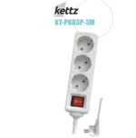 Kettz KT-PK03P-3M Produžni kabl 3m 3 rupe + prekidač
