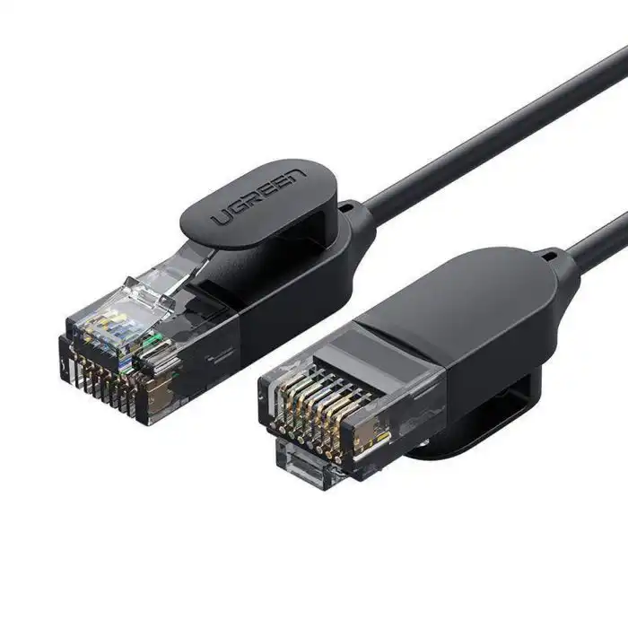 UGREEN NW122 CAT6A mrežni kabl od čistog bakra 1m (crni)