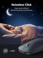 UGREEN MU001 Prenosivi bežični miš ultra slim (Gray Black) - Slika 2