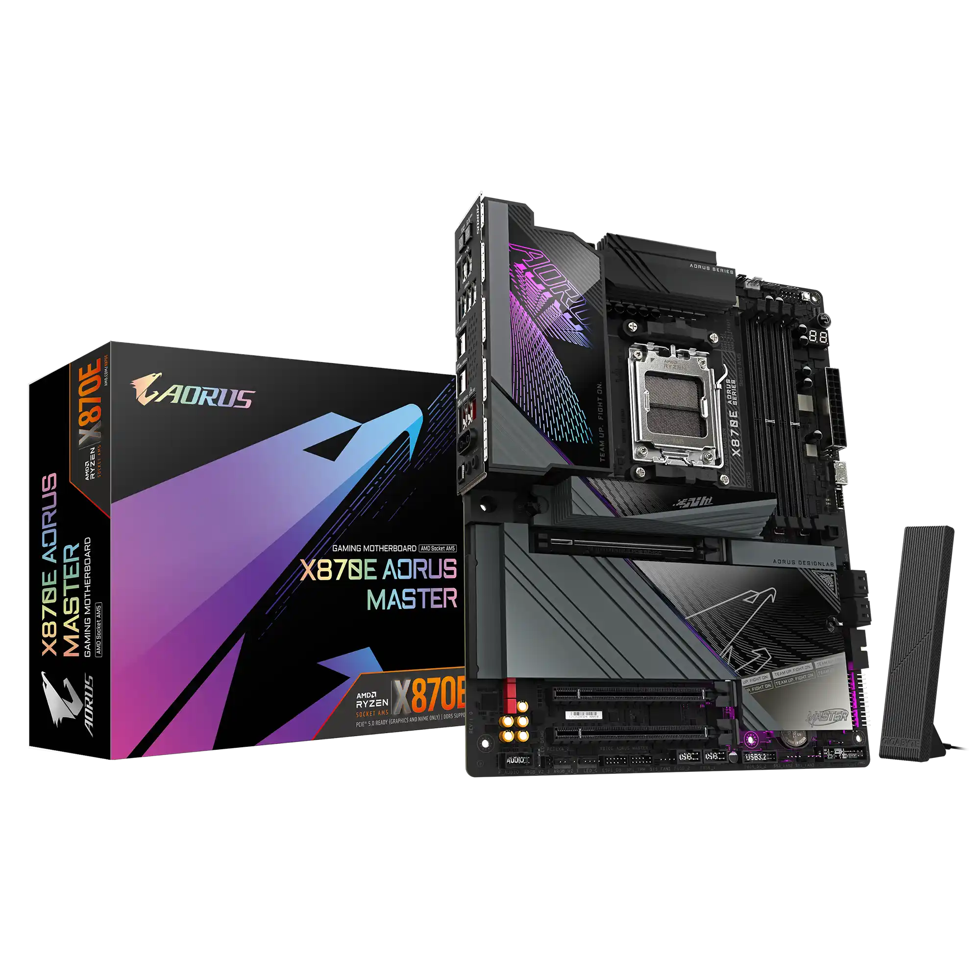 118585.webp Gigabyte X870E AORUS MASTER matična ploča | AM5, DDR5, ATX - Slika 1