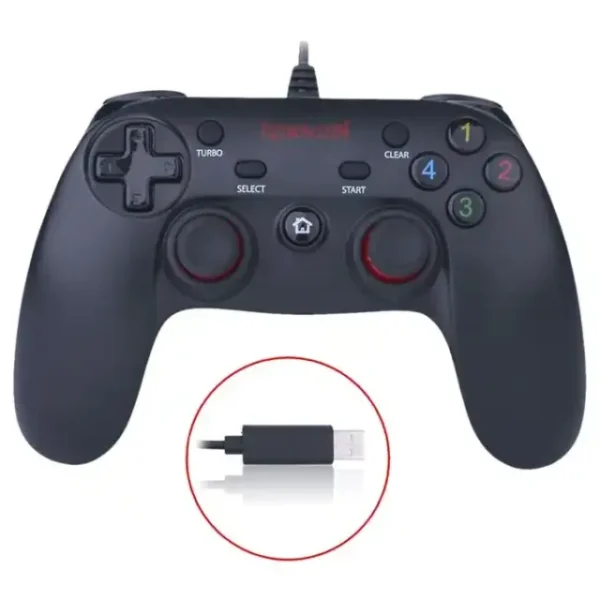 Redragon Saturn G807 gamepad | USB, vibracija, crni