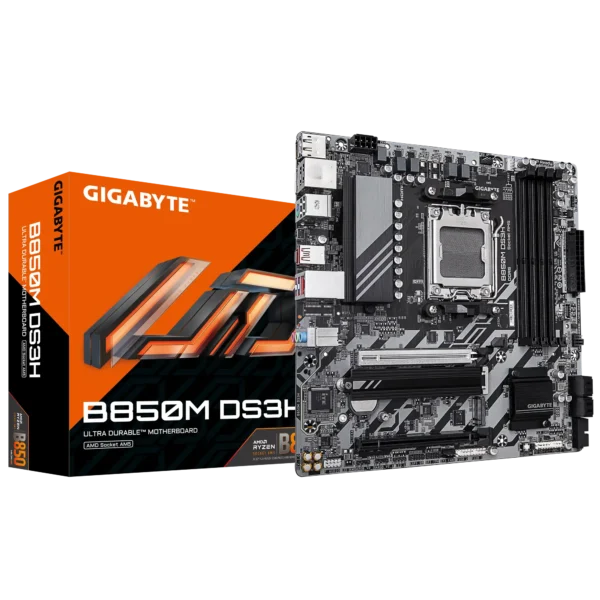 Gigabyte B850M DS3H matična ploča | AM5, DDR5, mATX