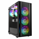 Gamdias Aura GC2 Elite ARGB kućište, bela pozadina