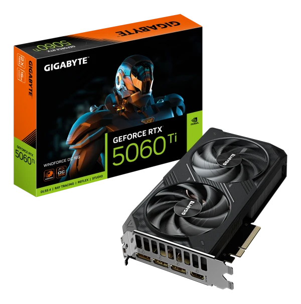 127324 Gigabyte GeForce RTX 5060 Ti Windforce OC 16 GB grafička karta