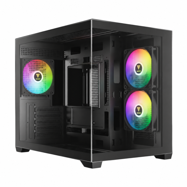 Gamdias Aura GC10M V2 ARGB kućište, bela pozadina