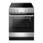 Električni šporet Hansa FCCX680009, staklokeramička ploča, rerna 62 l, inox