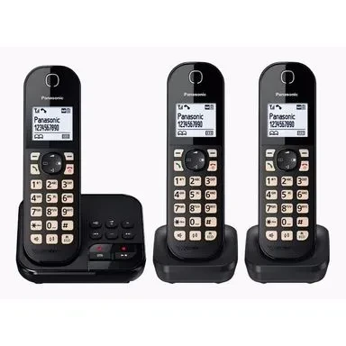 Bežični telefon Panasonic KX-TGC463GB, tri slušalice, sekretarica