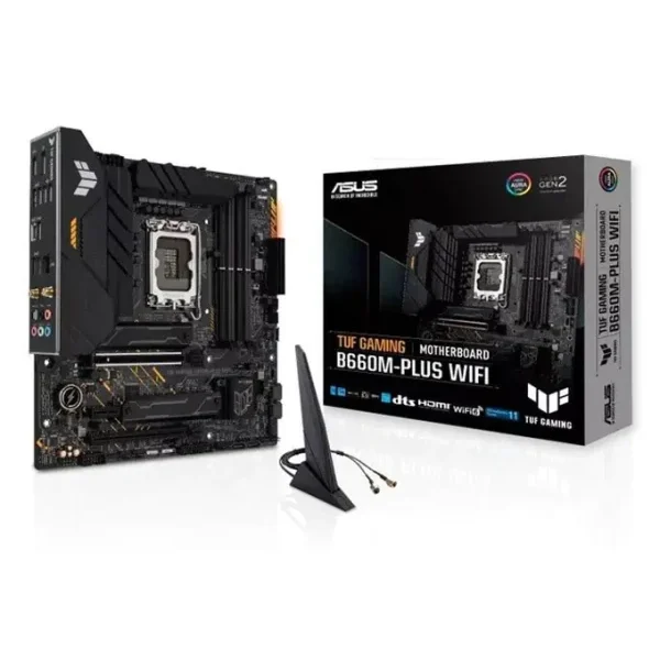 Asus TUF GAMING B660M-PLUS WiFi matična ploča | LGA 1700, DDR5, mATX