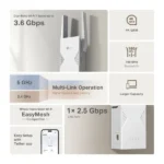TP-Link RE235BE Wi-Fi 7 proširivač dometa | 3,6 Gb/s, 2,5 GbE - Slika 2