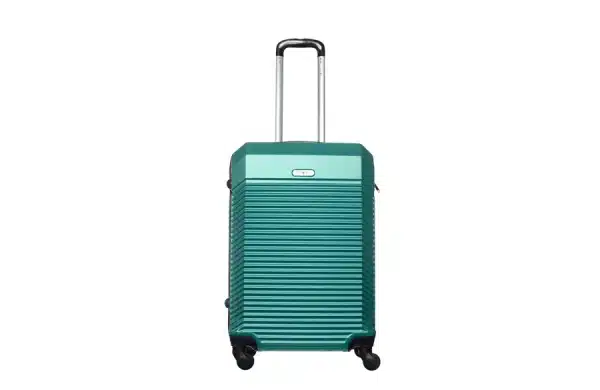 Kofer za odrasle Enova Capri 65 cm, 4 točkića, metalik zelena
