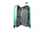 Kofer za odrasle Enova Capri 75 cm, 4 točkića, metalik zelena - Slika 3