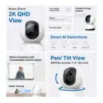 TP-Link Tapo C220 unutrašnja Wi-Fi kamera | 4 MP QHD - Slika 3