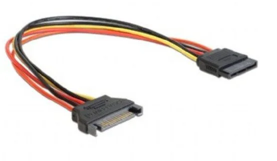 Gembird SATA power extention cable, 0.3 m (CC-SATAMF-01)