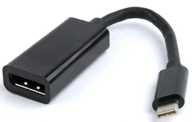 Gembird USB-C to DisplayPort adapter, black (A-CM-DPF-01)