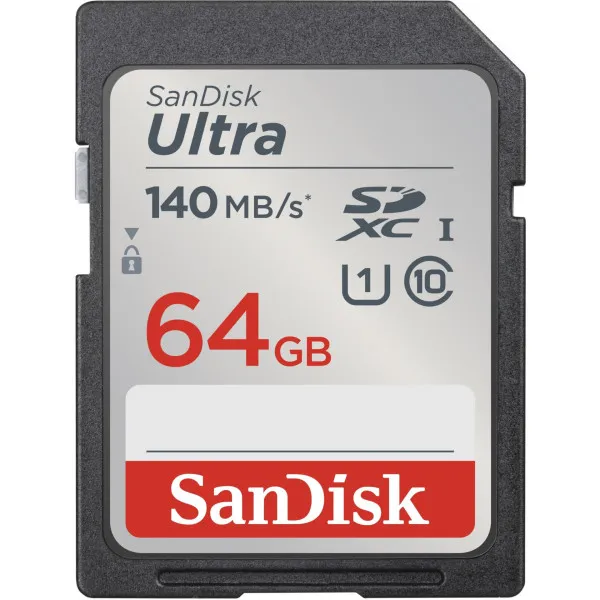 SDXC SanDisk 64GB Ultra, SDSDUNB-064G-GN6IN