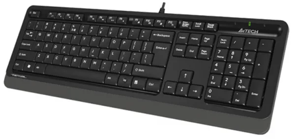 YU GREY A4Tech Fstyler Multimedia comfort tastatura, FN funkcije, vodootp. YU-LAYOUT, USB (A4-FK10)