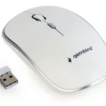 Gembird Bežični miš 2,4GHz opticki USB 800-1600Dpi white 115mm, visina-30mm (MUSW-4B-01-W)