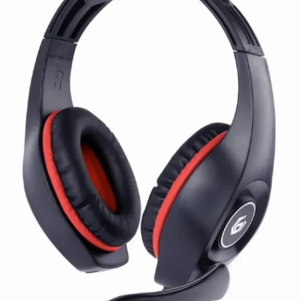 Gembird Stereo gejmerske slušalice sa mikrofonom+volume kontrolom 3.5mm RED (GHS-05-R)