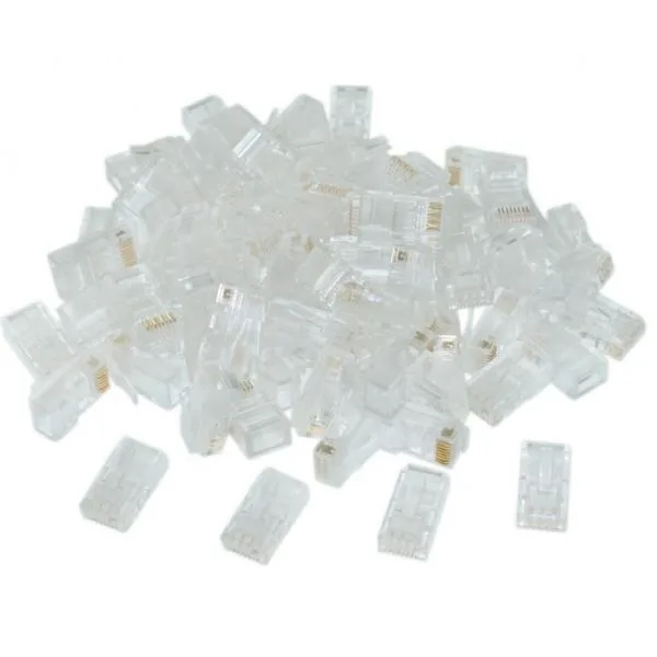Gembird CAT6 UTP Modular plug 8P8C 30u gold plated RJ45, 10 u pak /CENA PO PAKOVANJU (LC-8P8C-002/10)