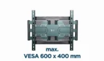 Gembird TV nosač okretanje/tilt 40-80 VESA max.60x40cm, max 50kg, držač (WM-80ST-01) - Slika 9