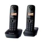 Bežični telefon Panasonic KX-TG1612FXH Duo, crni