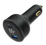 Gembird 2-port USB brzi punjač za auto, Type-C PD, LCD, 65W, black (TA-UC-AC2PD65LCD-CAR-01) - Slika 6