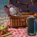 Gembird Portable Bluetooth LED speaker, 5W, BT, FM, USB, Handsfree, Black (SPK-BT-LED-07)