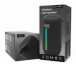 SPK-BT-LED-07 Gembird Portable Bluetooth LED speaker, 5W, BT, FM, USB, Handsfree, Black - Slika 6