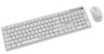 KBS-WMS-01-W Gembird Silent Key Pro Business bežièni desktop set, bela, US raspored - Slika 2