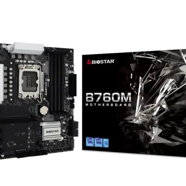 Biostar B760MX2-E Pro D4 matična ploča | LGA 1700, DDR4, mATX