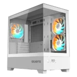 Gigabyte GB-C201PI Panoramic kućište | belo, Micro-ATX, 3 ARGB ventilatora