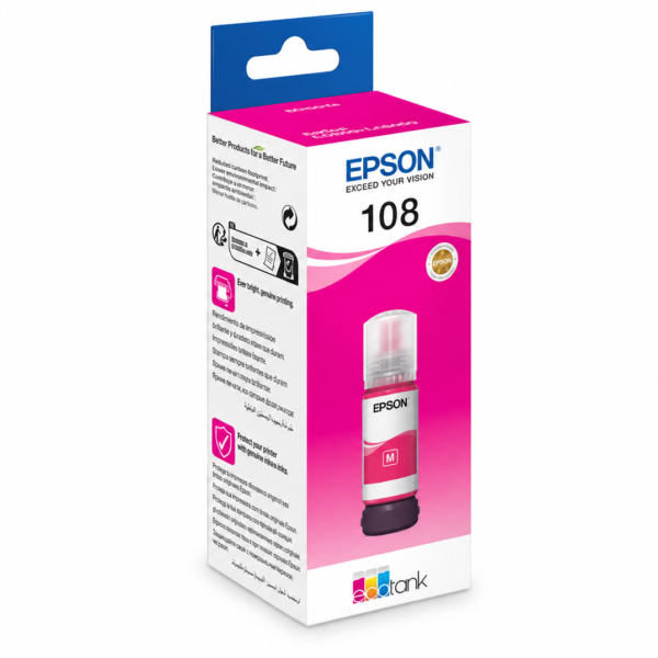 Epson 108 mastilo | magenta, 70 ml