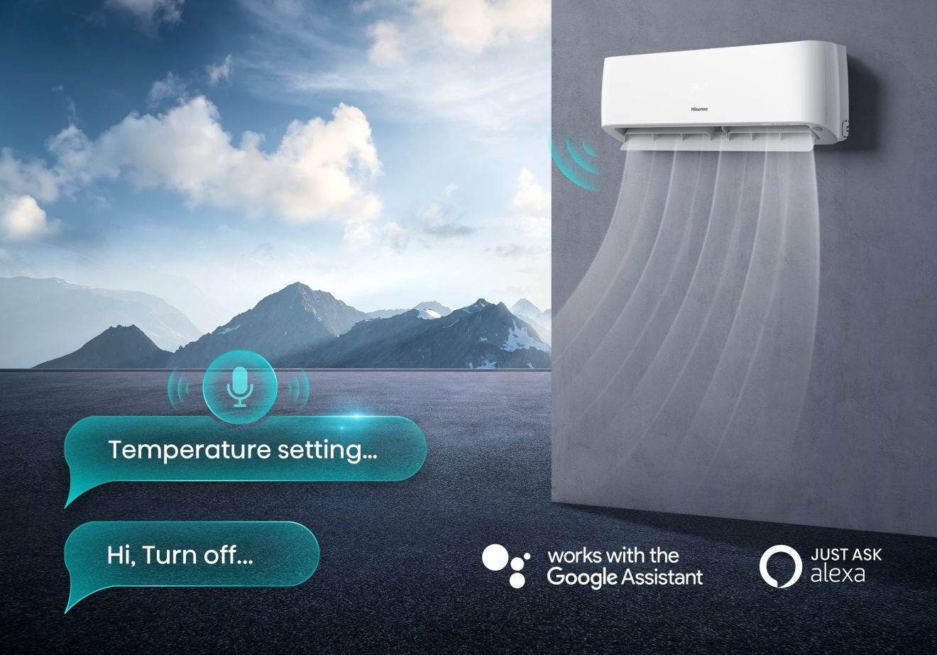 Hisense QE35XV4EG inverter klima uređaj | Energy Pro Plus 12 Hisense QE35XV4EG inverter klima uređaj | Energy Pro Plus Hisense QE35XV4EG — Voice control (Energy Pro Plus Hisense 2022)