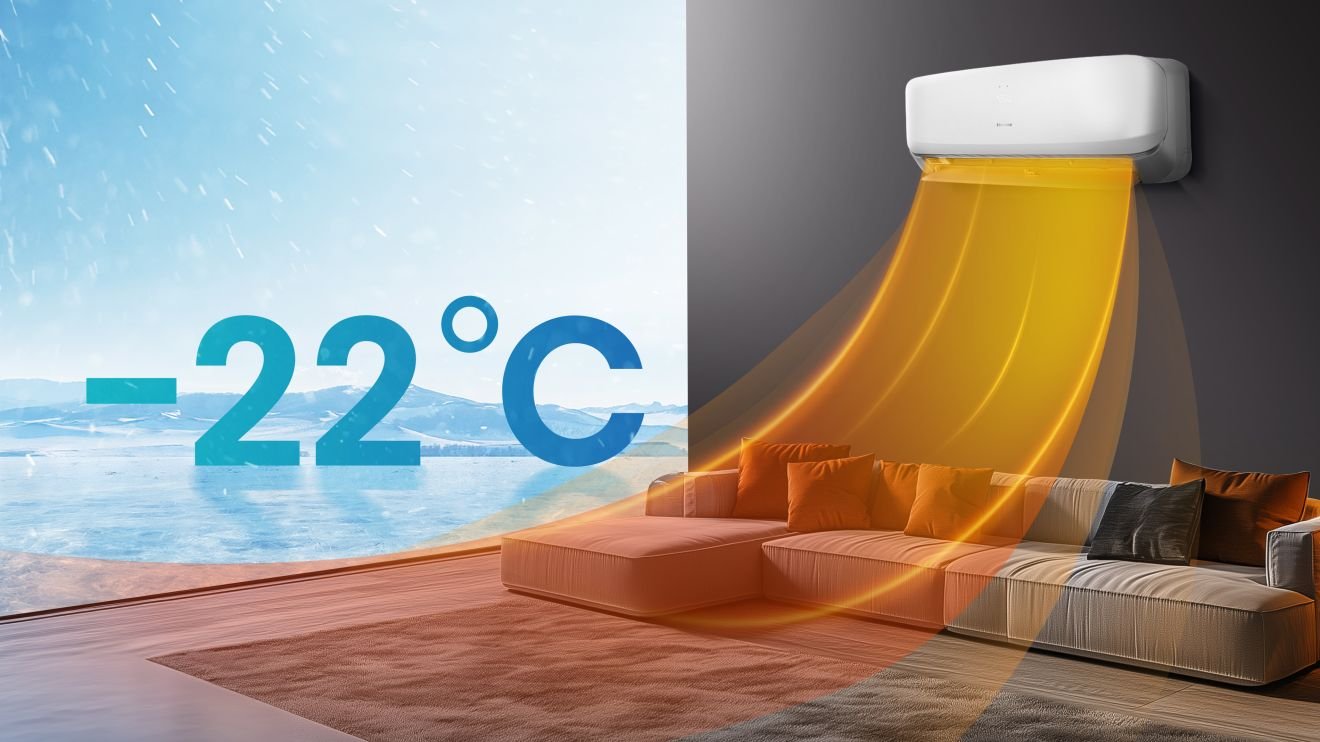 Hisense QJ35XJ3AG — Fresh Air White QJ Heating-At--22℃ (HSN 2025)